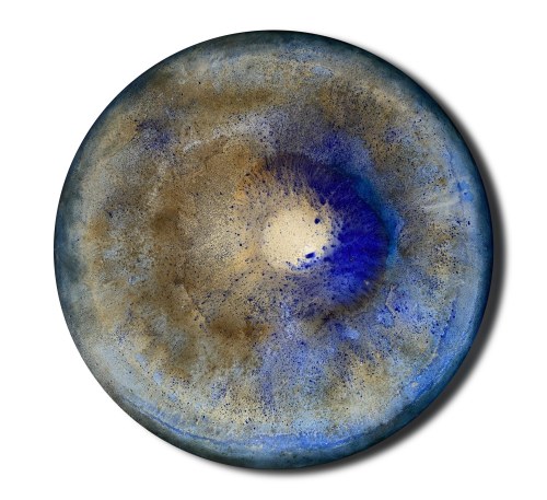 Rhythms (Sandy Lapis Lazuli), 2025, Martyna Łuszczyńska