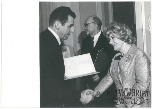 uroczystości w Białymstoku, fot. CAF, 1974, Hanka Bielicka
