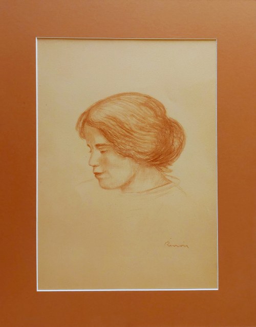 Portret kobiety, z serii „Hommage aux collettes”, Pierre-Auguste Renoir