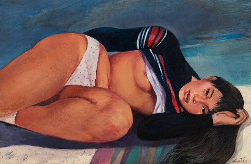 bez tytułu (Półakt), 2013, Agata Strzałka
