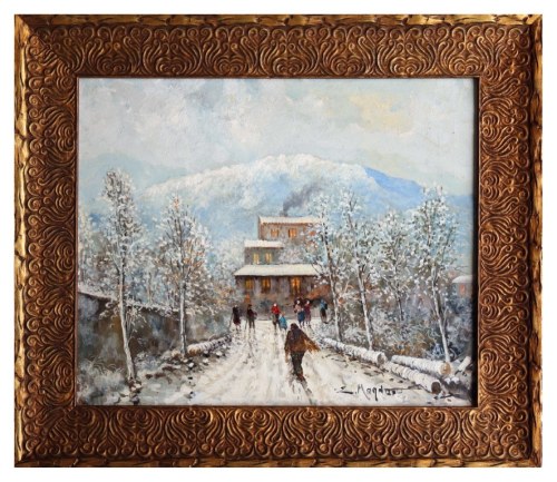 1944), Śnieżny krajobraz, Eugenio Magno