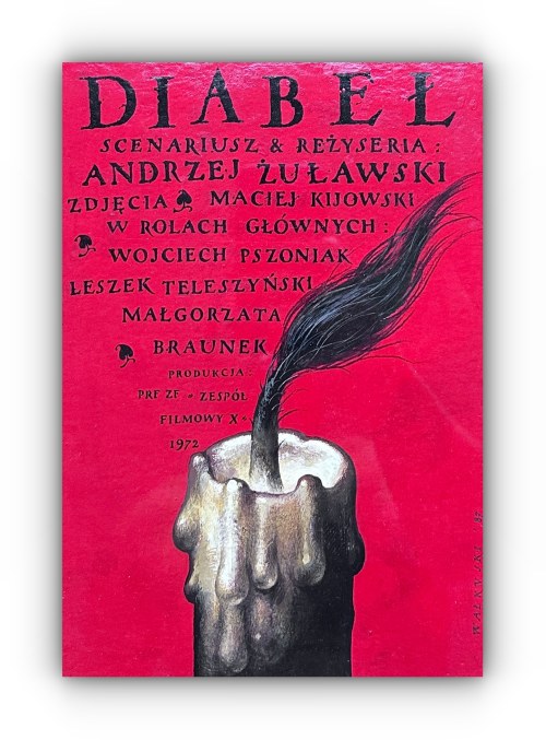 Okładka do ,, Diabeł ” reż. Andrzej Żuławski, Wiesław Wałkuski