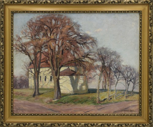 Kościółek wiejski, 1925, Karol Biske