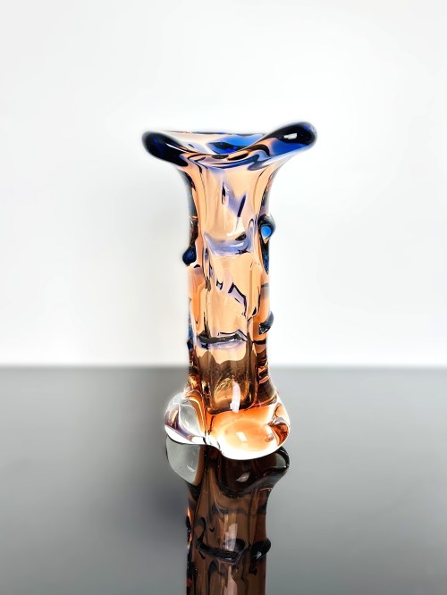 Wazon "Niagara" - Wzór 53795/30, Huta Szkła Mstišov, 28 cm, Rok 1963, Karel Zemek