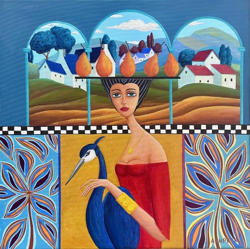 Blue bird, 2025, Ashot Petrosyan