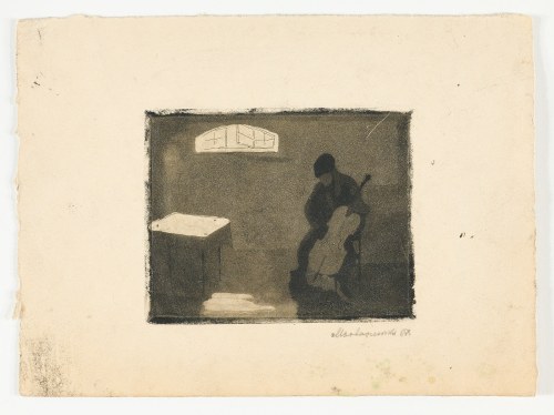 Wiolonczelista, lata 20. XX w., Franciszek Martuszewski