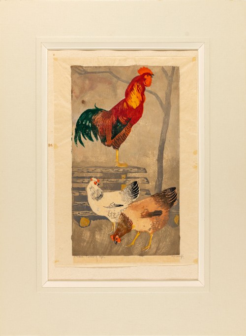 Kogut i kury, 1932, Adam Bunsch