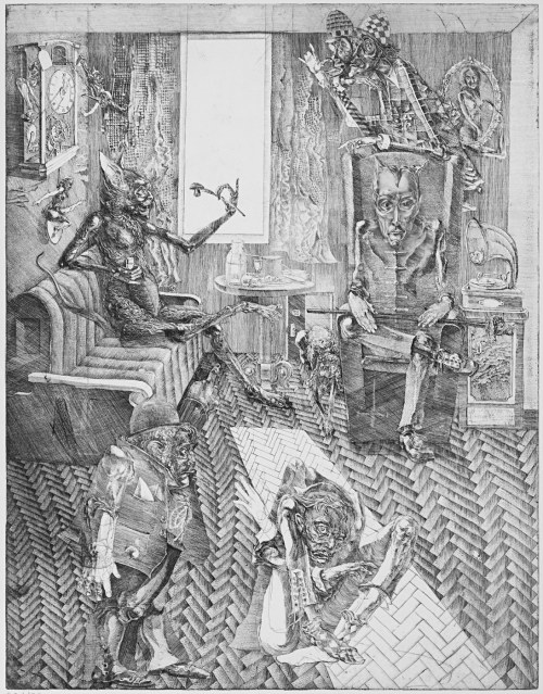 Teka graficzna "Mistrz i Małgorzata", 2007 (12 grafik), Kacper Bożek