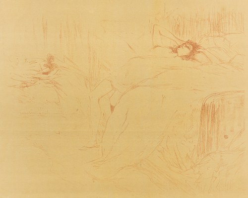 Femme sur le Dos / Lassitude (Kobieta na plecach / Zmęczenie), 1896, Henri de Toulouse-Lautrec