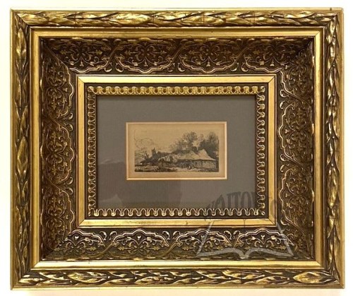 Chłopska zagroda., Jan Piotr Norblin