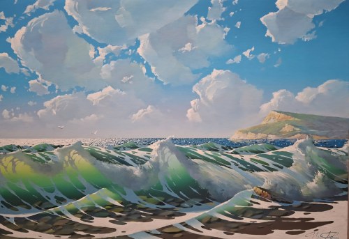 Cloudy day at the sea, 2026, Ihor Tormin