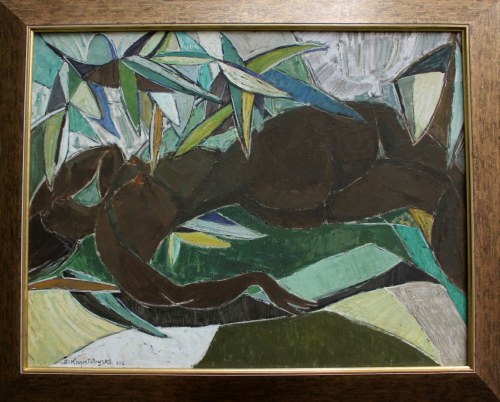 Brązowy akt, 1956, Stanisław Krzyształowski