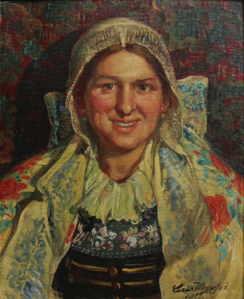Śmiejąca się Ślązaczka, 1922, Wincenty Łukasz Mrzygłód