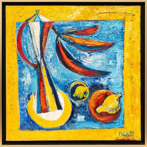 Jasnoniebieski stół, 2009, Dariusz Pala