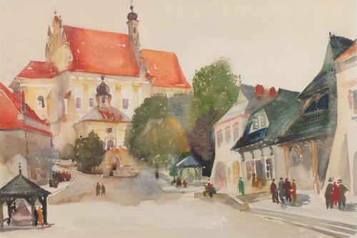 Kazimierz Dolny, 1955 r., Tadeusz Iskierka