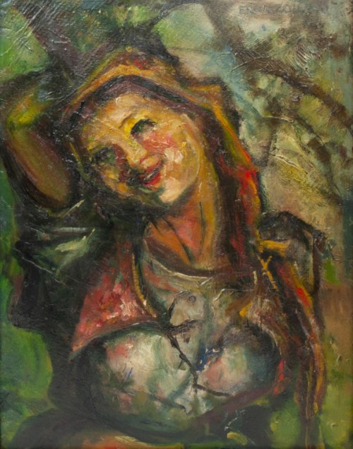Dziewczyna przy drzewie, Ernestyna Zollman