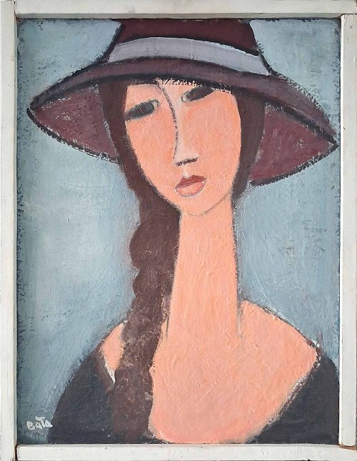 Dziewczyna w kapeluszu, 1983, Andrzej Bała