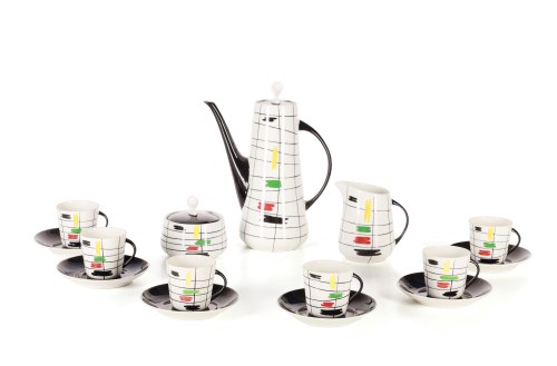 Serwis do kawy "Prometeusz", Zakłady Porcelany i Porcelitu "Chodzież", Danuta Duszniak