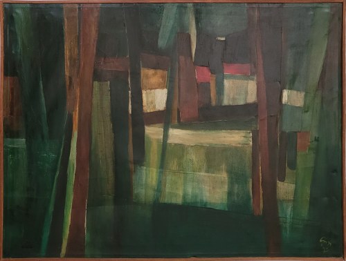 Mirosław (1935-1995) - "Pejzaż". 1975, Mirosław Smerek