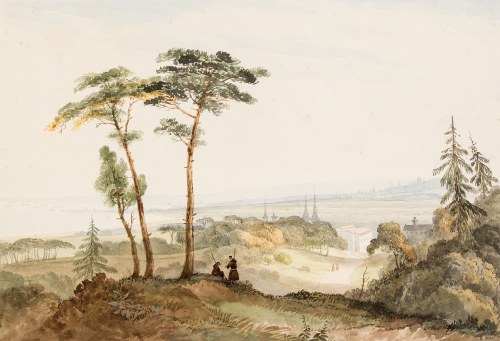 "Panorama Gdańska", John Christian Schetky