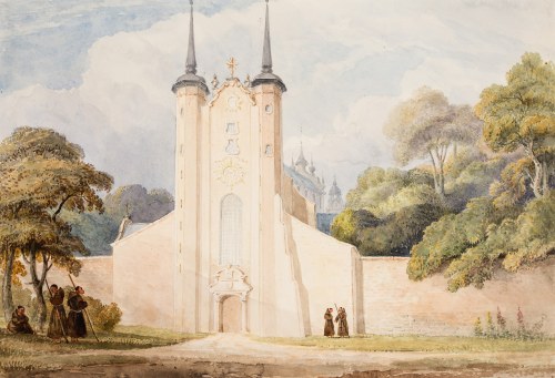 "Klasztor cystersów w Oliwie", John Christian Schetky