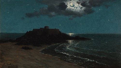 "Księżycowa noc na morzem", Stefan Dąbrowski