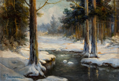 "Zimowy potok", Stanisław Janowski