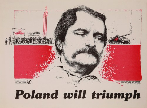 Poland will triumph (Polska zatryumfuje). CARP (Committee for a Free Poland), lata 80. XX w., M. Jaroszko