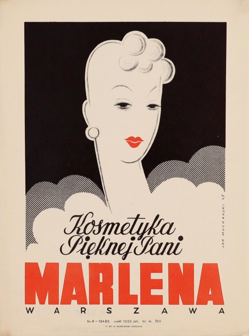 Marlena, "Kosmetyka Pięknej Pani", Warszawa, 1947, Jan Mucharski