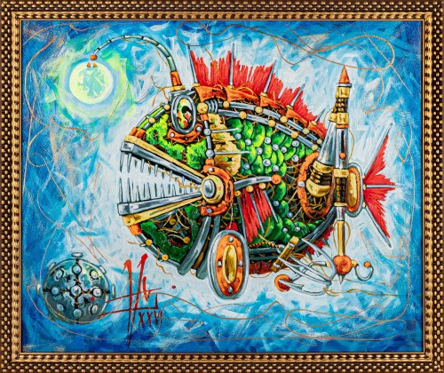 Mechaniczna ryba głębinowa, 2026, Andrzej Burzyński