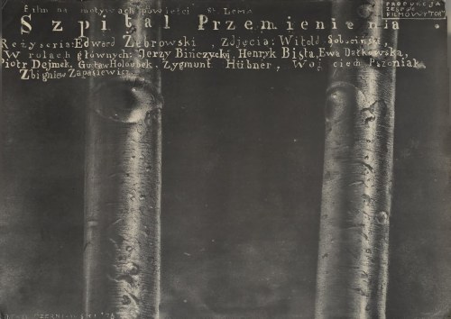 Plakat do filmu Szpital Przemienienia, 1978, Jerzy Czerniawski