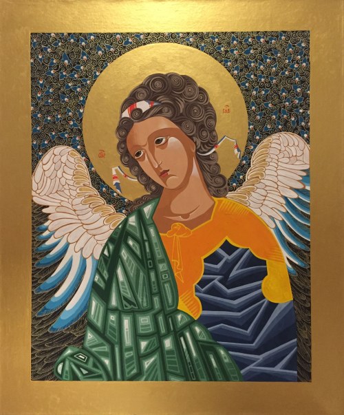 Ikona. Archanioł Gabriel, 2026, Aleksandra Rusakova
