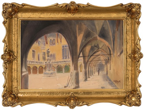 "Dziedziniec Collegium Maius", Franciszek Turek