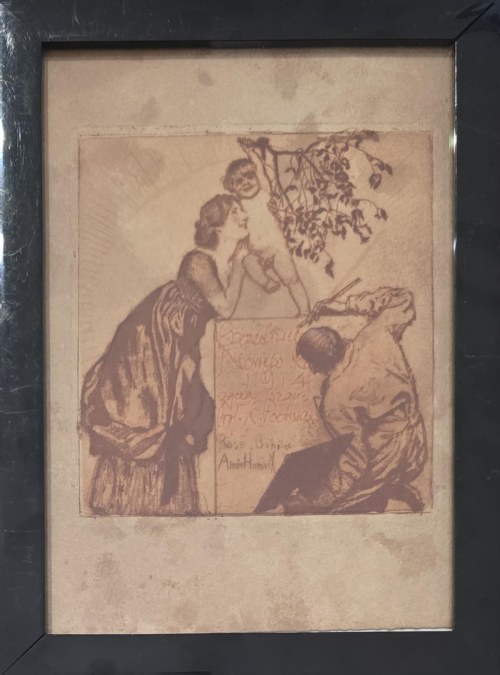 Kazimierz Pochwalski życzenia noworoczne 1914, Armin Horovitz