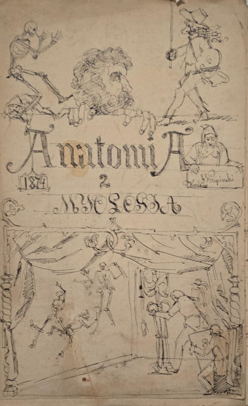Zeszyt z Anatomii 1874r., Walerian Kryciński