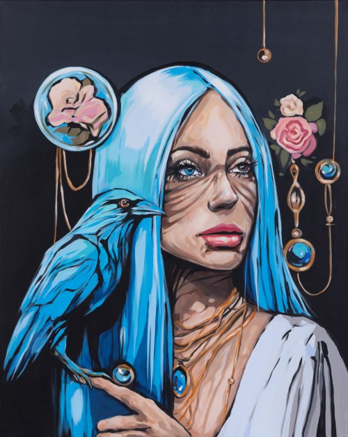 Blue Raven, 2025, Dagmara Rybak