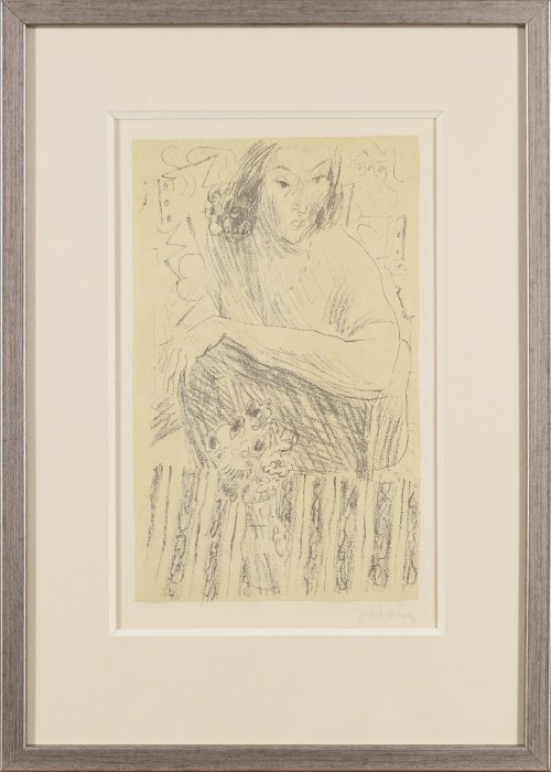 Portret kobiety, ok. 1935, Andrzej Jurkiewicz