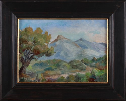 Górski krajobraz, 1920, Tyge Beudit