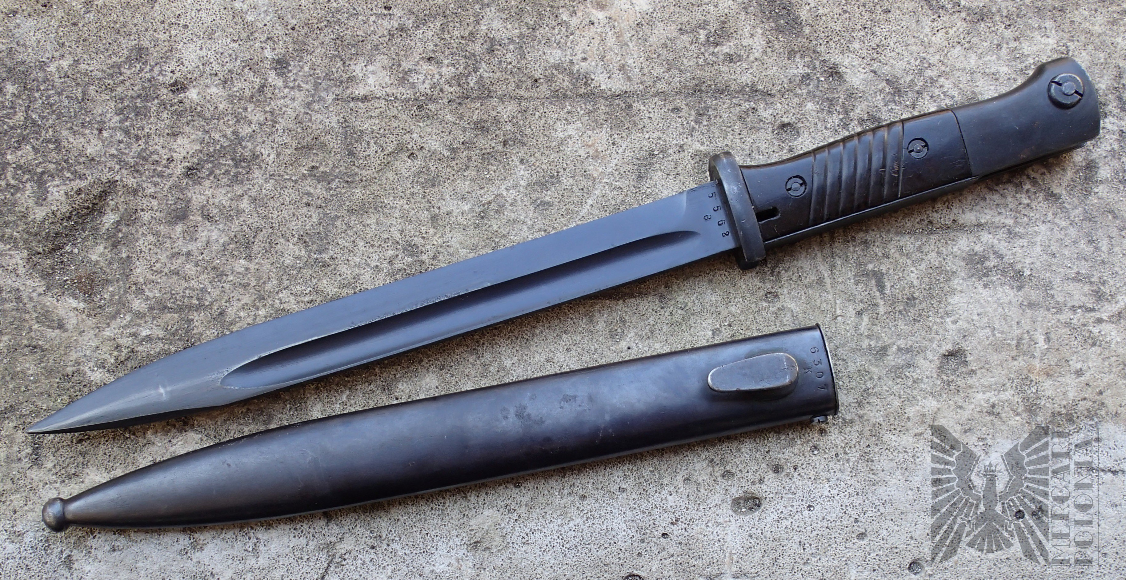 WW2/Germany: S.84/98/34 bayonet for: Mauser rifle, 1940/ Third Reich ...