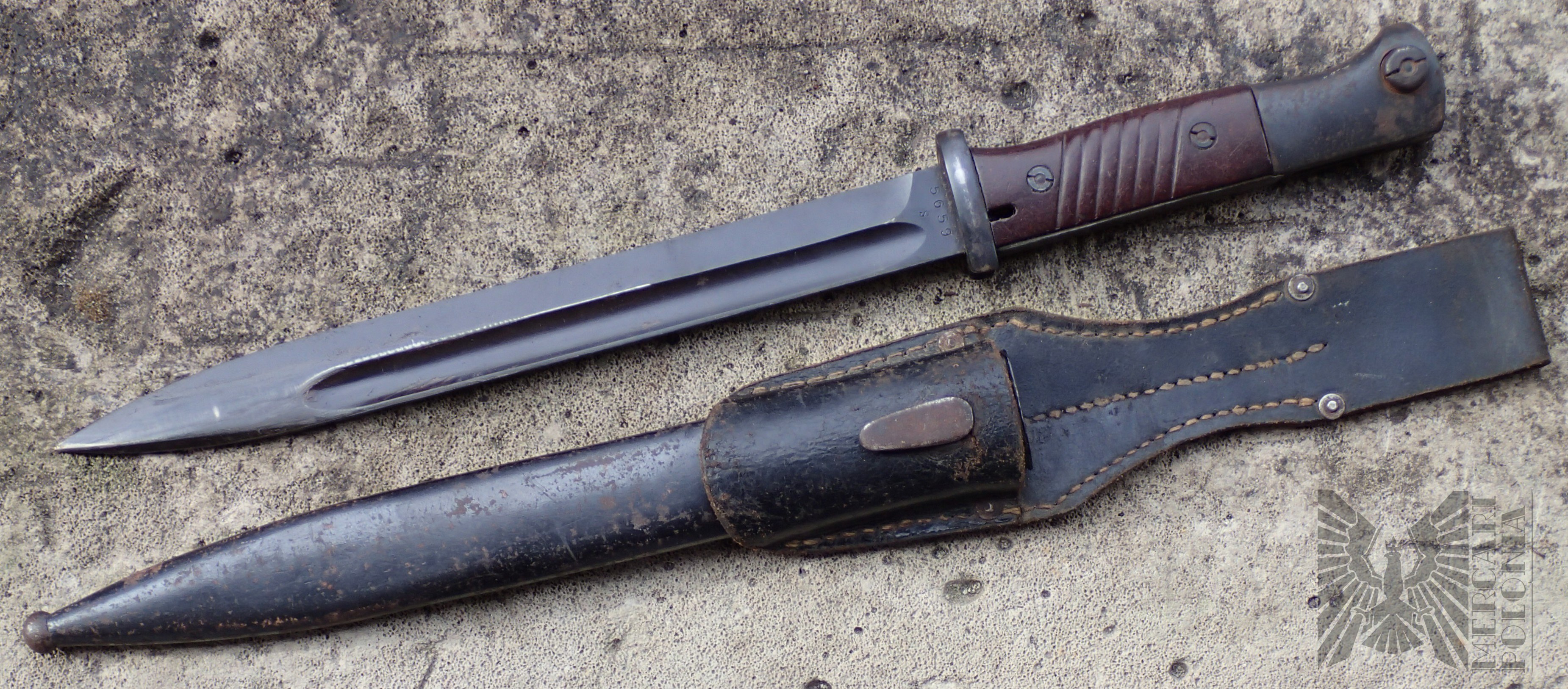 2WŚ/III Rzesza: Bagnet Mauser S.84/98/34, Carl Eickhorn Solingen 1938 ...