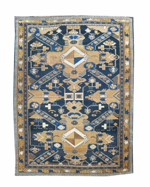 Kaukaz Wschodni, koniec XIX wieku, Dywan Shirvan Z Wzorem Zeikhur