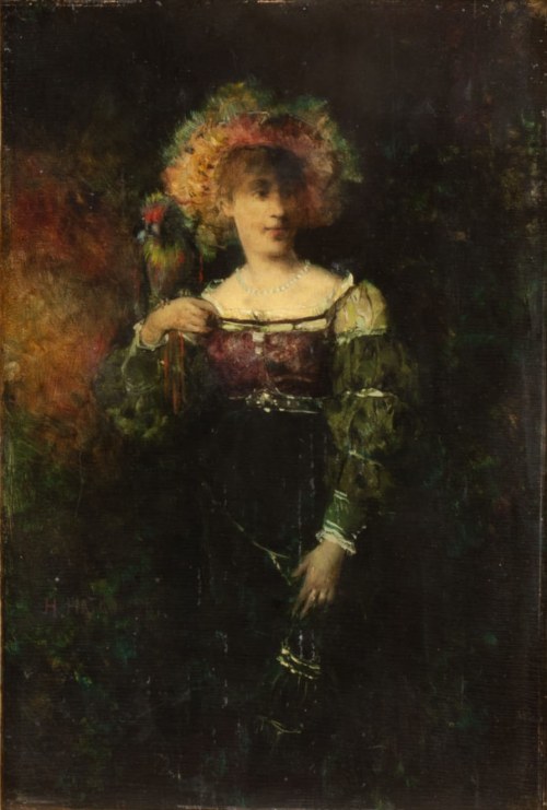 Dziewczyna z papugą, Henryk Piątkowski