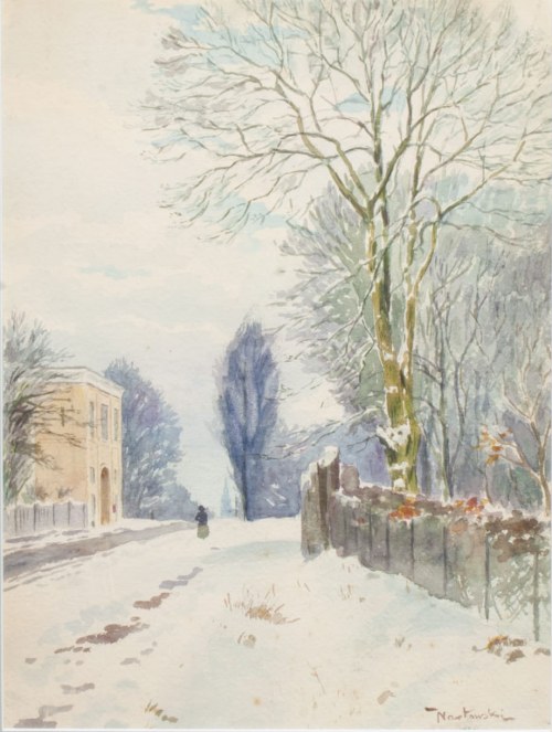Pejzaż zimowy, Tadeusz Nartowski