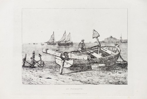 W Plymouth, wyd. Rudolph Ackerman, Londyn, 1816 r., Samuel Prout
