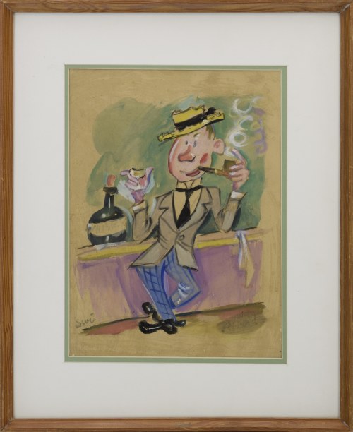 Przy barze, 1951, Aleksander Świdwiński