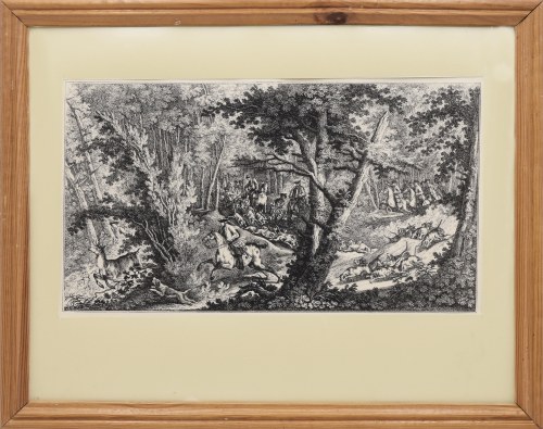 Polowanie, Johann Elias Ridinger