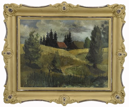 Pejzaż, 1953, Mikołaj Lorkiewicz