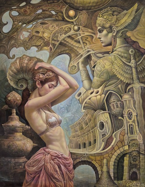 The Sorceress and Ahuramazda, 2026, Igor Volosnikov