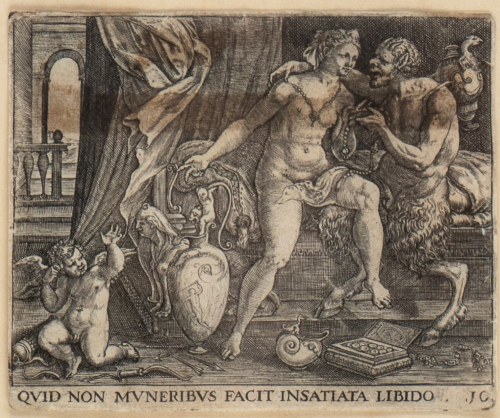 QUID NON MUNERIBUS FACIT INSATIATA LIBIDOS, Johann Theodor de Bry