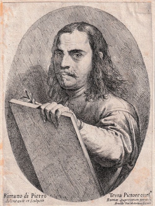 Autoportret, Pietro Testa